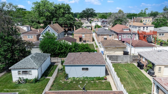 8822 S Paulina St, Chicago, IL 60620 - aerial view of residential area