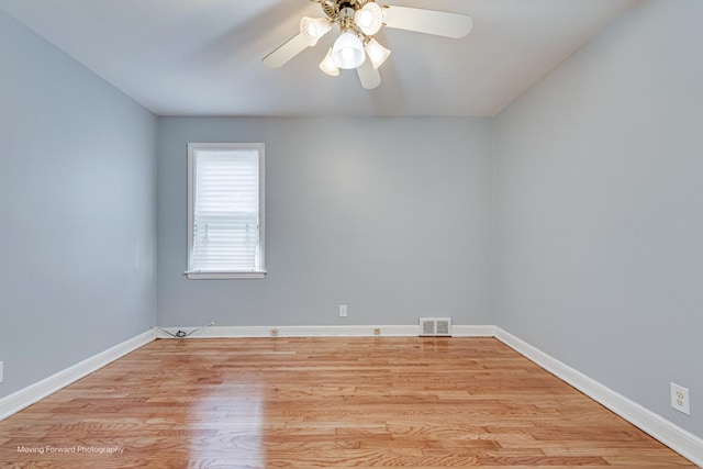 8822 S Paulina St, Chicago, IL 60620 - unfurnished room featuring ceiling fan and light wood-type flooring