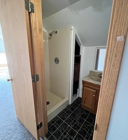 2722 Euclid Ave, Berwyn, IL 60402 - bathroom with a shower stall and vanity