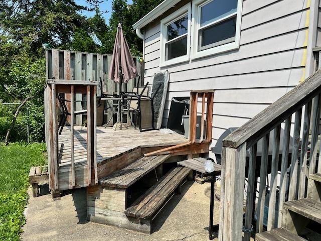2722 Euclid Ave, Berwyn, IL 60402 - view of deck