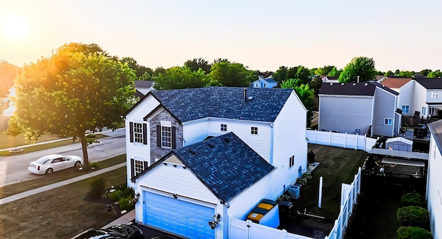 3113 Meadowsedge Ln, Joliet, IL 60436 - aerial view at dusk