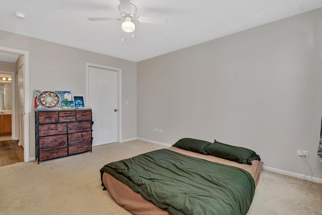 1303 Silverstone Dr Unit 1303, Carpentersville, IL 60110 - bedroom featuring carpet and a ceiling fan