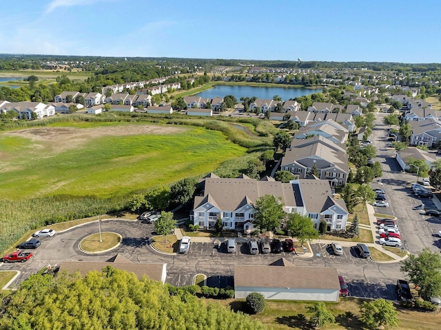 1303 Silverstone Dr Unit 1303, Carpentersville, IL 60110 - aerial perspective of suburban area featuring a large body of water
