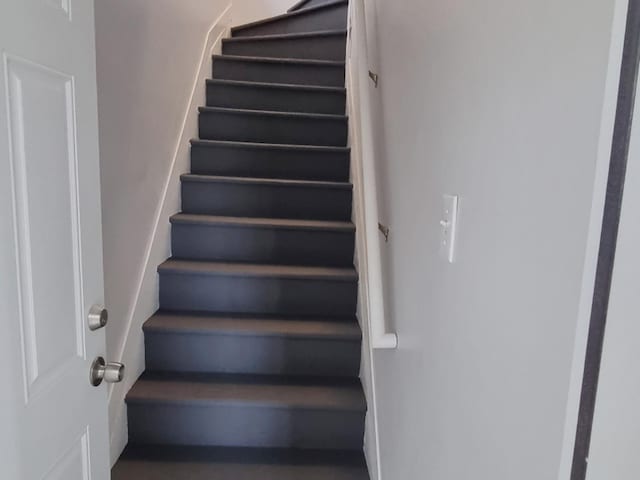view of stairs
