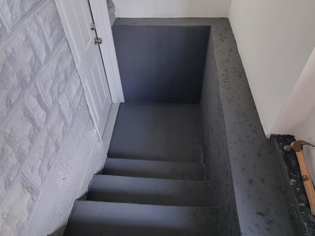 view of stairs