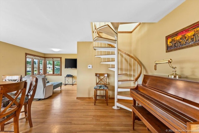 4616 W 105th Pl, Oak Lawn, IL 60453 - staircase featuring wood finished floors