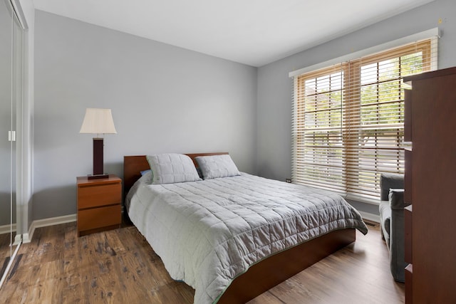 235 Parktrail Ct, Schaumburg, IL 60173 - bedroom with a closet and wood finished floors