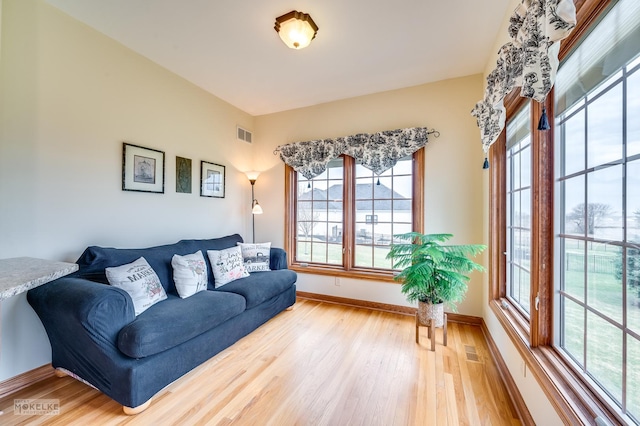 9299 Lee Hill Rd, Newark, IL 60541 - living room featuring plenty of natural light and wood finished floors