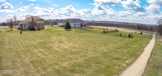 9299 Lee Hill Rd, Newark, IL 60541 - view of green lawn featuring a view of rural / pastoral area