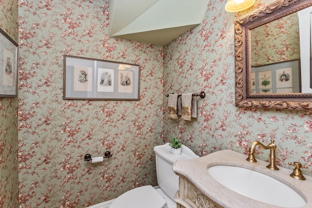 2423 Harrison St, Evanston, IL 60201 - half bath with toilet and vanity