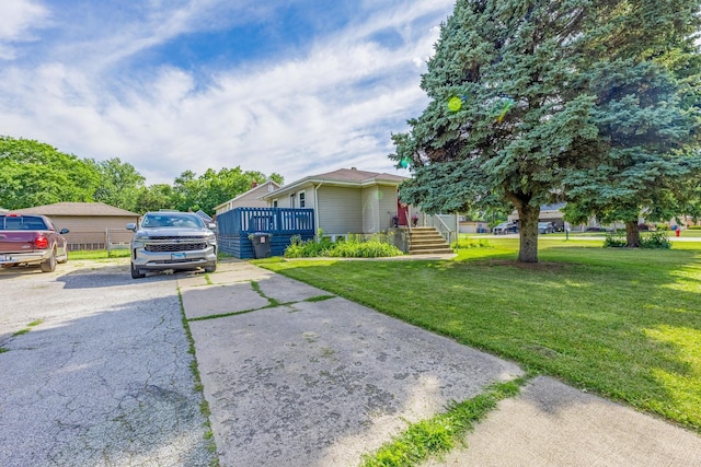 4941 W 119th St, Alsip, IL 60803 - view of front facade with a front yard