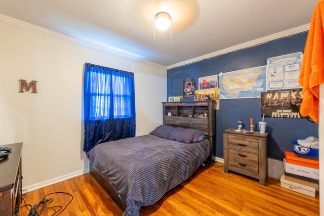 4941 W 119th St, Alsip, IL 60803 - bedroom featuring ornamental molding and wood finished floors