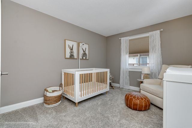1906 Heatherway Ln Unit 7, New Lenox, IL 60451 - bedroom with carpet floors and a nursery area