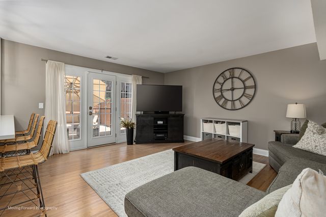 1906 Heatherway Ln Unit 7, New Lenox, IL 60451 - living area featuring wood finished floors