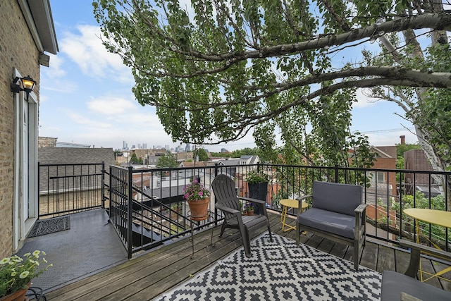 1849 W Superior St Unit 3, Chicago, IL 60622 - view of wooden terrace
