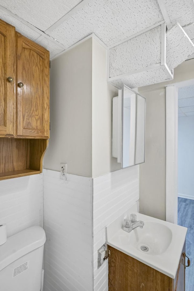 4018 Oxford Ct, Streamwood, IL 60107 - bathroom featuring vanity and toilet