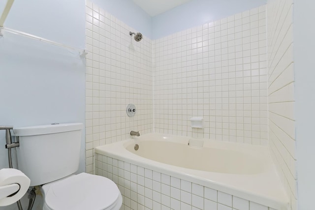 1521 Whitman Ct, Schaumburg, IL 60173 - full bathroom with tiled shower / bath combo and tile walls