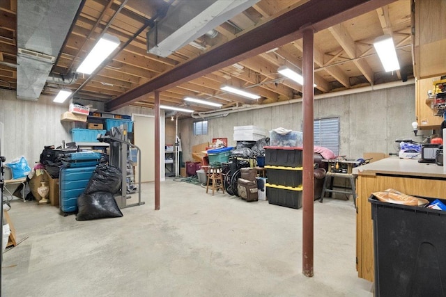 344 Prairie Ave, Winthrop Harbor, IL 60096 - view of unfinished basement