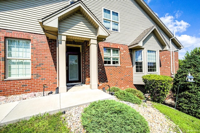 18011 Breckenridge Blvd, Orland Park, IL 60467 - doorway to property featuring brick siding