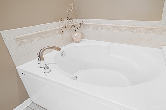 18011 Breckenridge Blvd, Orland Park, IL 60467 - bathroom featuring a bath and tile patterned flooring