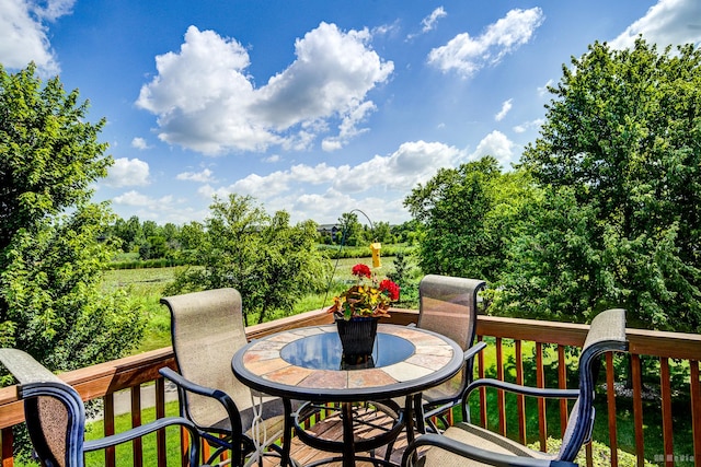 18011 Breckenridge Blvd, Orland Park, IL 60467 - deck featuring outdoor dining area