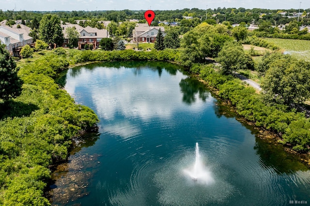 18011 Breckenridge Blvd, Orland Park, IL 60467 - aerial perspective of suburban area featuring a nearby body of water and a tree filled landscape