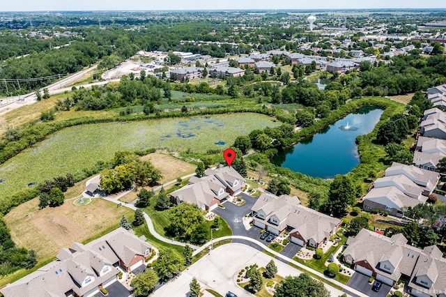 18011 Breckenridge Blvd, Orland Park, IL 60467 - aerial view of residential area with a nearby body of water