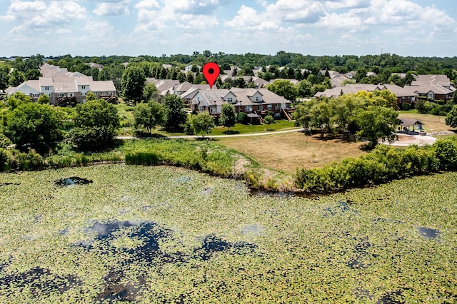 18011 Breckenridge Blvd, Orland Park, IL 60467 - aerial perspective of suburban area with a tree filled landscape