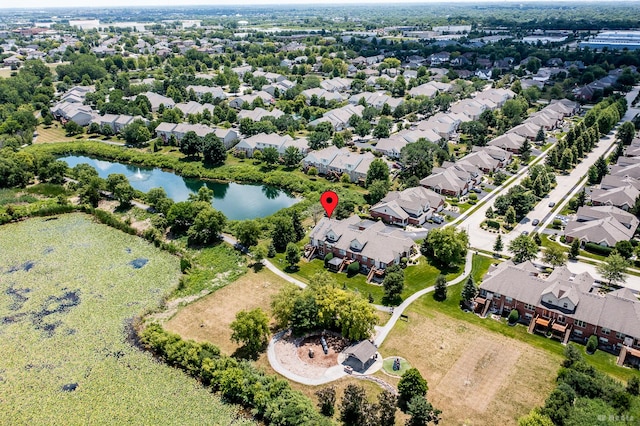 18011 Breckenridge Blvd, Orland Park, IL 60467 - aerial view of residential area with a nearby body of water