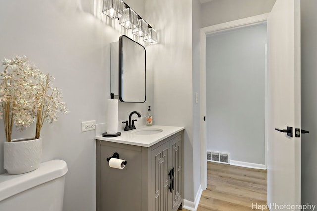 2029 Gabriel Ave, Zion, IL 60099 - bathroom featuring vanity and wood finished floors