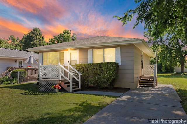 2029 Gabriel Ave, Zion, IL 60099 - bungalow with a yard and roof with shingles