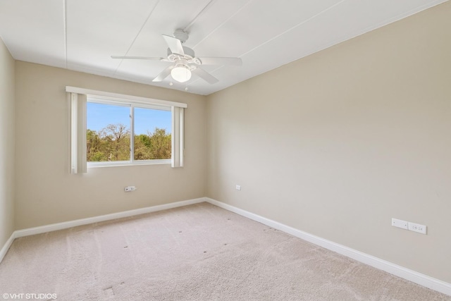 940 Holbrook Rd Unit 34C, Homewood, IL 60430 - carpeted empty room featuring a ceiling fan and baseboards
