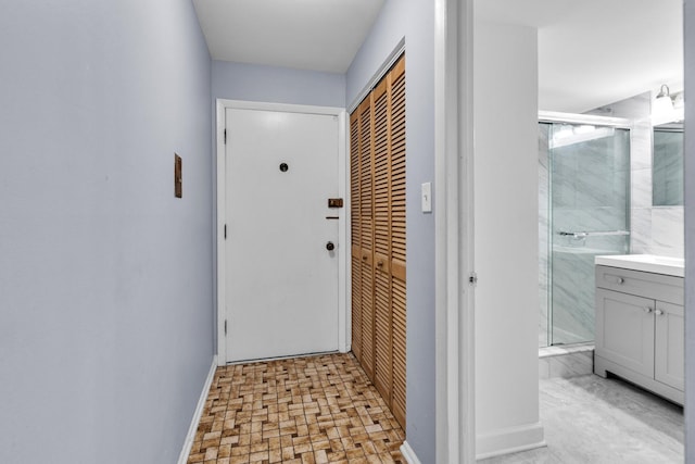 120A Collen Dr Unit 105, Lombard, IL 60148 - hall featuring baseboards