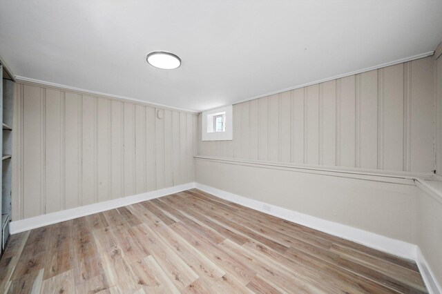 14137 Greenwood Rd, Dolton, IL 60419 - below grade area with wood finished floors and baseboards