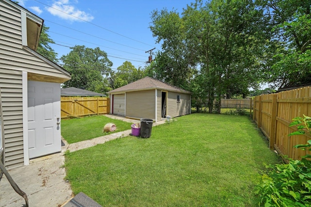14137 Greenwood Rd, Dolton, IL 60419 - fenced backyard featuring a garage