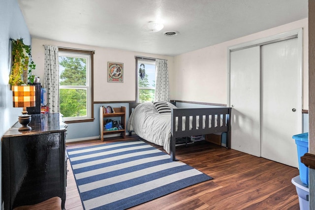 28231 US Highway 150, Leroy, IL 61752 - bedroom with wood finished floors and a closet
