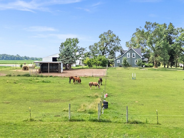 28231 US Highway 150, Leroy, IL 61752 - surrounding community featuring a rural view, an outdoor structure, an exterior structure, and an outbuilding