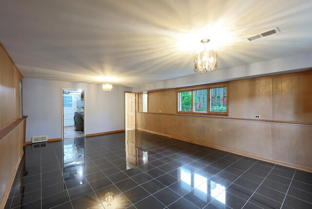 9043 Oriole Ave, Morton Grove, IL 60053 - empty room with light wood-style flooring