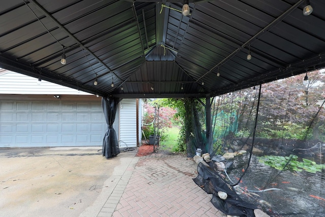 9043 Oriole Ave, Morton Grove, IL 60053 - view of patio / terrace featuring a gazebo