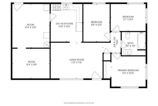 8116 Leamington St, Burbank, IL 60459 - view of property floor plan