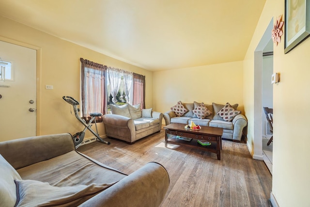 8116 Leamington St, Burbank, IL 60459 - living room featuring wood finished floors