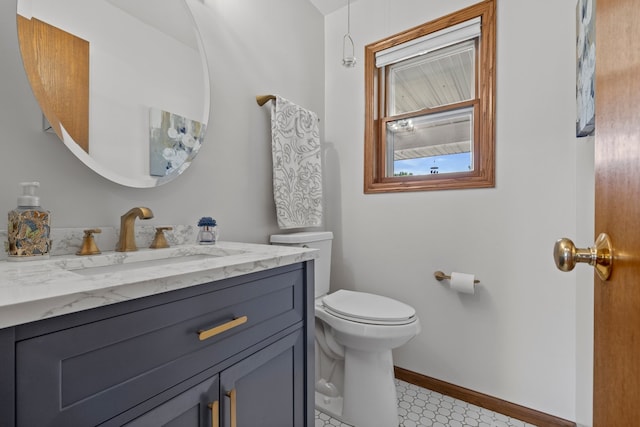 15893 Aime Ln, Wadsworth, IL 60083 - bathroom featuring vanity and baseboards