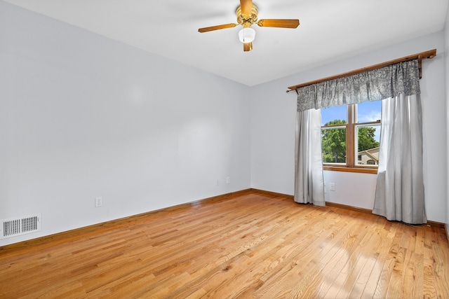 15893 Aime Ln, Wadsworth, IL 60083 - empty room featuring light wood-style floors and ceiling fan