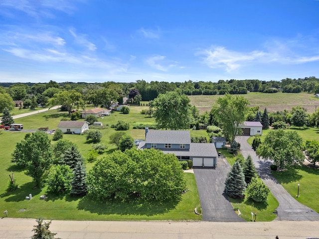 15893 Aime Ln, Wadsworth, IL 60083 - bird's eye view of a tree filled landscape