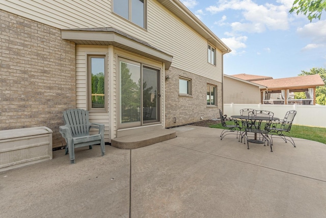 641 Downing St, New Lenox, IL 60451 - view of patio featuring outdoor dining area