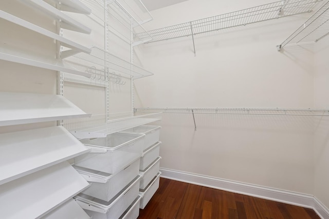 1701 N Washtenaw Ave Unit 1E, Chicago, IL 60647 - walk in closet with wood finished floors
