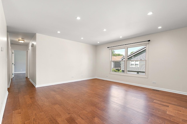 2725 Weeping Willow Dr Unit D, Lisle, IL 60532 - unfurnished room featuring wood finished floors and recessed lighting