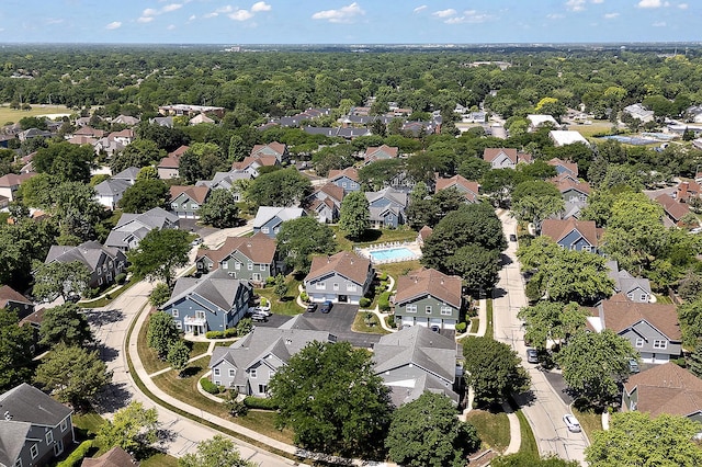 2725 Weeping Willow Dr Unit D, Lisle, IL 60532 - aerial perspective of suburban area