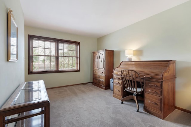 588 Montego Dr, Elk Grove Village, IL 60007 - office area with light carpet and baseboards