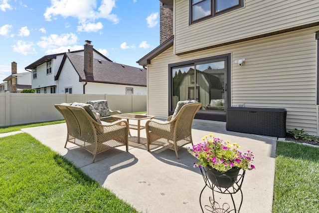 588 Montego Dr, Elk Grove Village, IL 60007 - view of patio with an outdoor living space